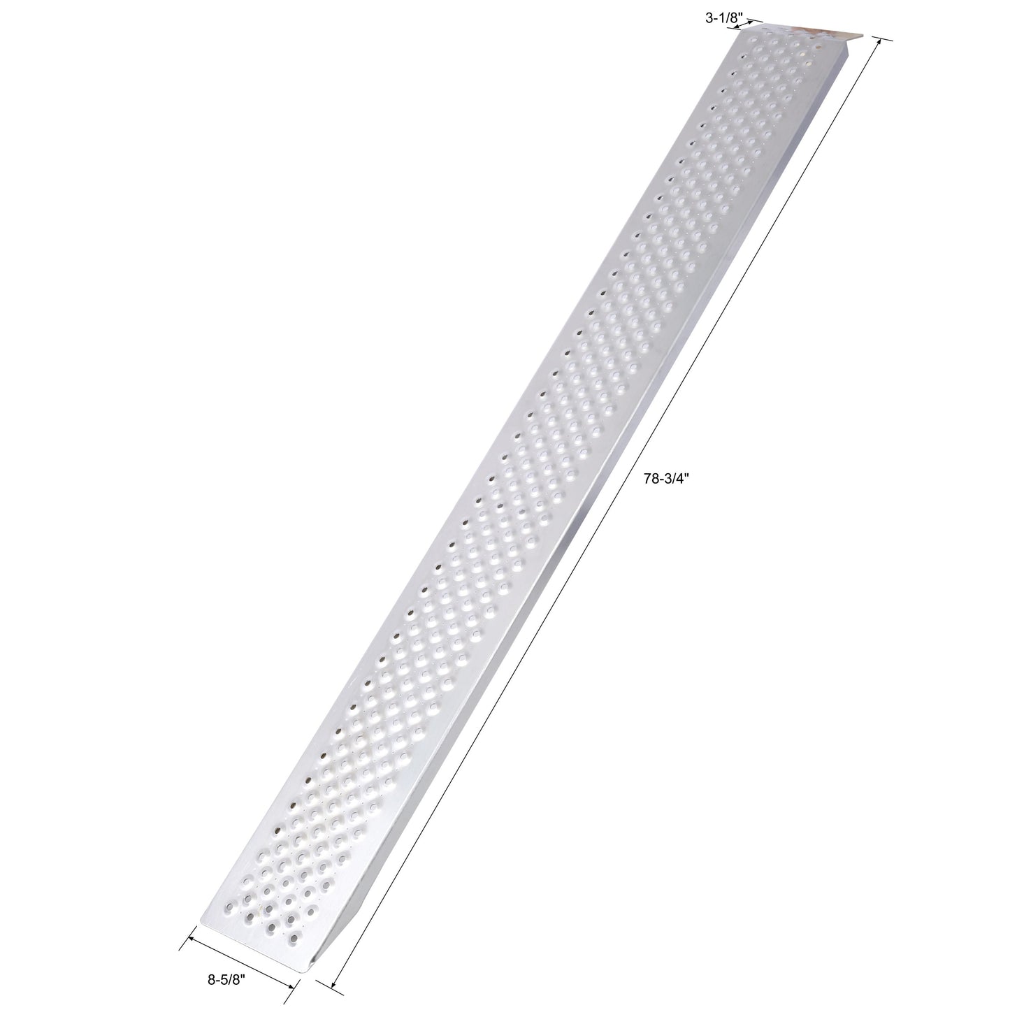 Aluminum Ramps,78"Lx8.5"W Lightweight Loading Ramps,880lbs/PR Capacity,Atv Ramps for Pickup Trucks,Lawn Mower,Portable Ramp for Motorcycle, Truck, Dirt Bike,Quad,Snow Blower,Golf Cart,2PCS