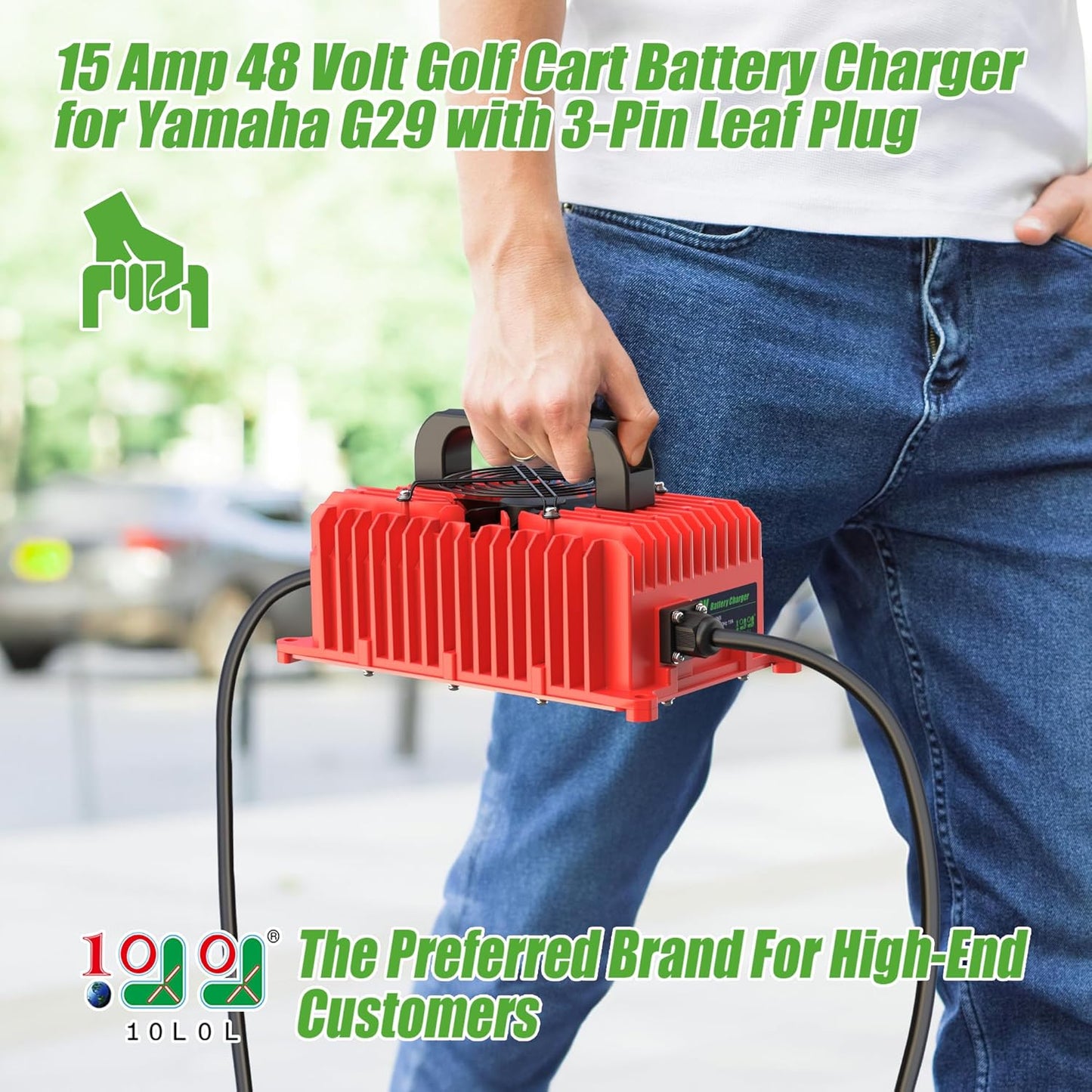 36/48 Volt 15/18 AMP Golf Cart Battery Charger for EZGO & Yamaha