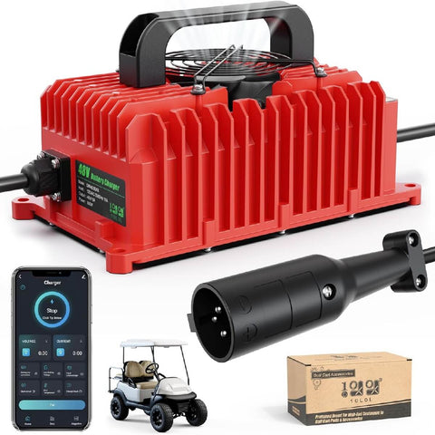 Smart 48V Golf Cart Battery Charger for Club Car DS & Precedent
