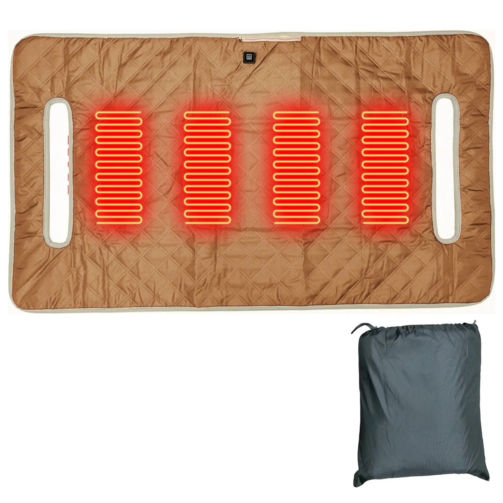 Golf Cart Seat Cover Waterproof Heated Seat Cushion Travel Sports Cart Seat Cushion Cover Golf Gifts for Men Golf Lover