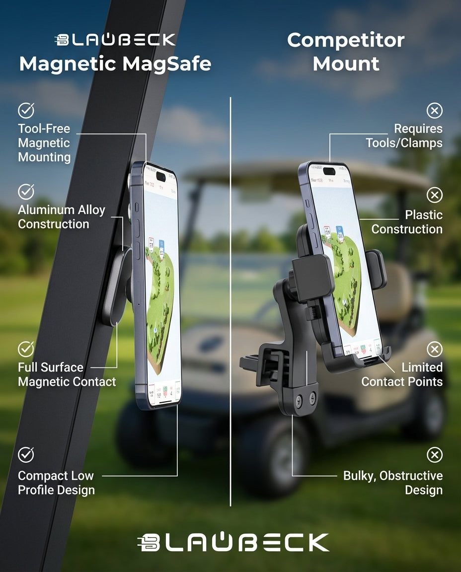 Premium Golf Cart Phone Holder for MagSafe & Android