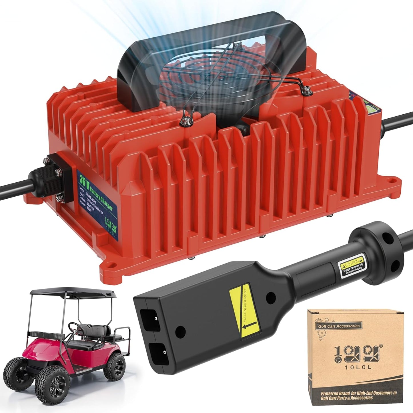 36/48 Volt 15/18 AMP Golf Cart Battery Charger for EZGO & Yamaha