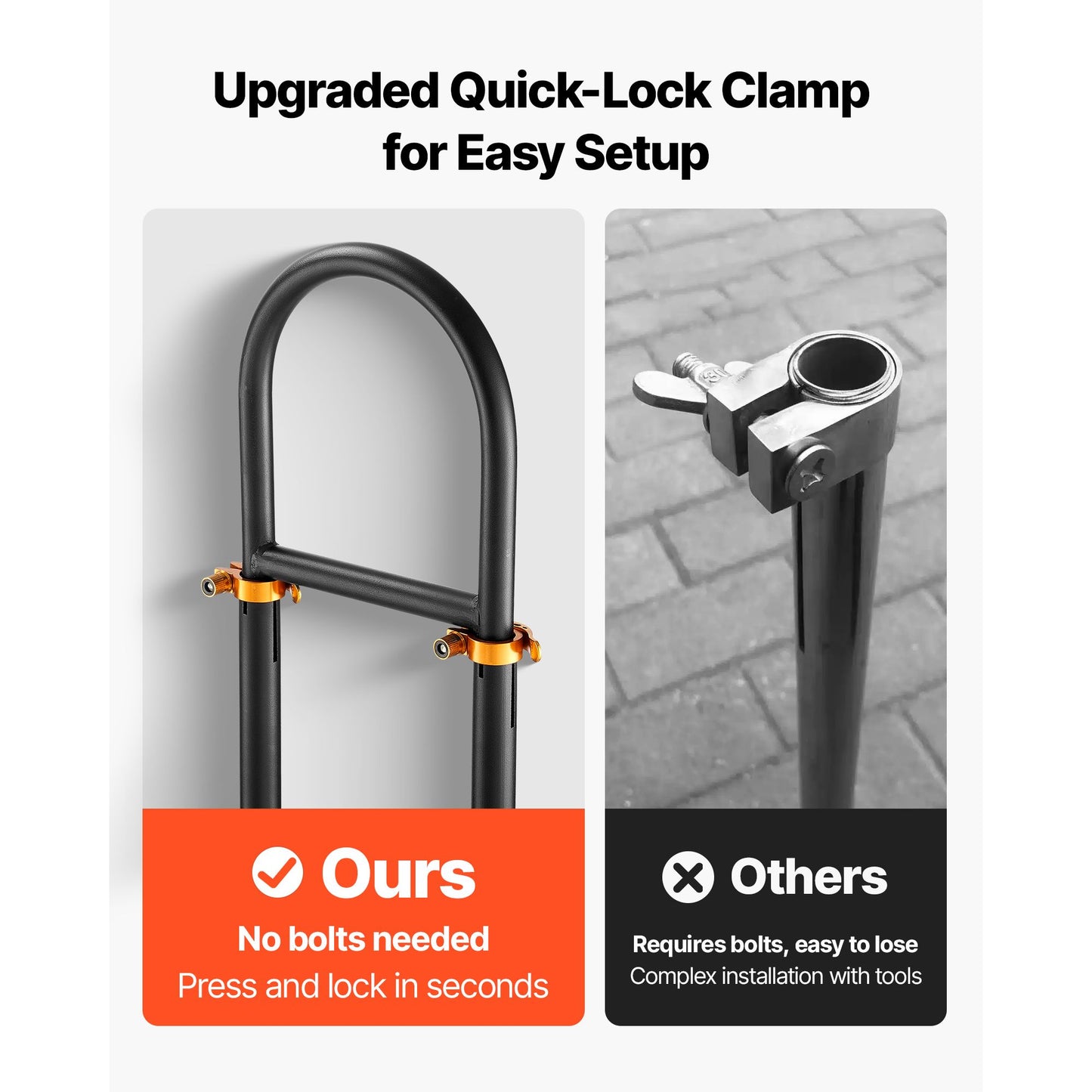 Golf Cart Grab Bar, 17.7 x 9.3 x 35.6 Inch, Compatible with Most Golf Carts with Metal Footplates, No Modification Needed, 27.5 to 33.5 Inch Height Adjustable Carbon Steel Rear Seat Grab Bar
