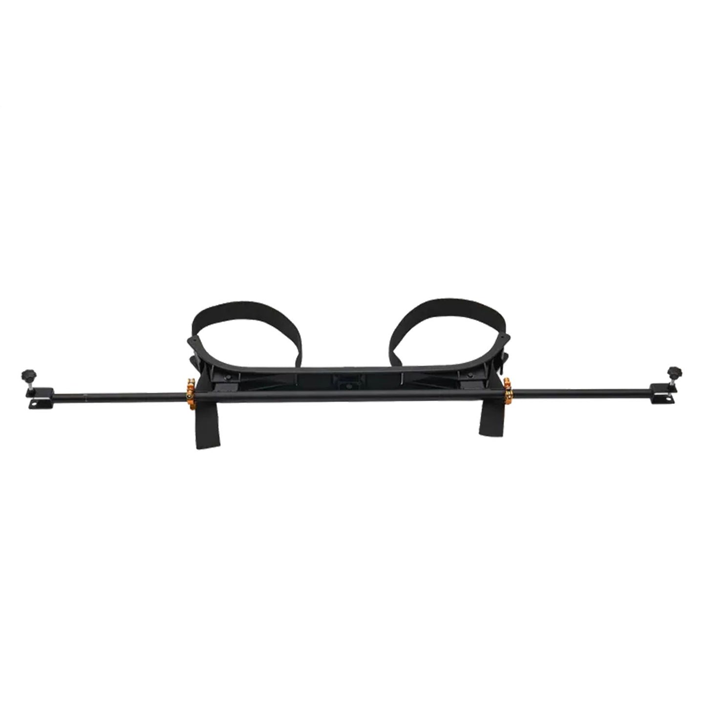 Golf Cart Bag Holder, 53.9 x 7.7 x 2.4 Inch, Compatible with Most 2+2 Golf Cart Rear Seat with 1.2-Inch Square Tubes, Adjustable Rear Seat Carts Club Holder with Strap, No Drilling Required