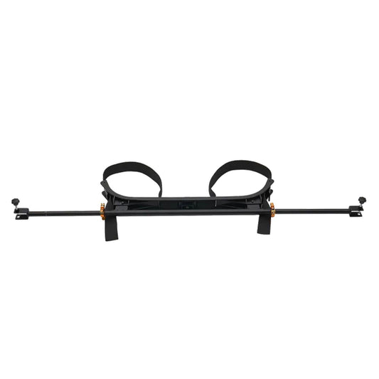 Golf Cart Bag Holder, 53.9 x 7.7 x 2.4 Inch, Compatible with Most 2+2 Golf Cart Rear Seat with 1.2-Inch Square Tubes, Adjustable Rear Seat Carts Club Holder with Strap, No Drilling Required