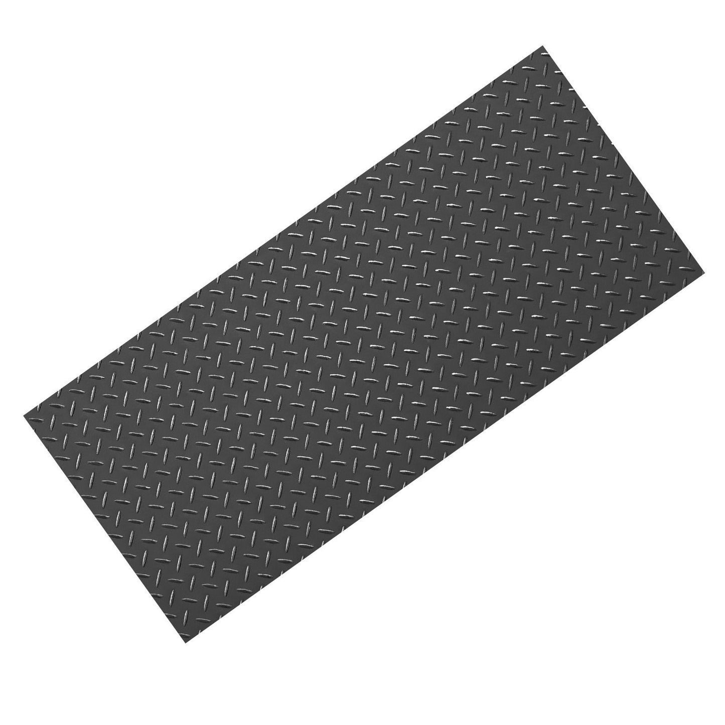 Diamond Plate Floor Protector Mat for Garages -Non-Slip, Easy to Clean