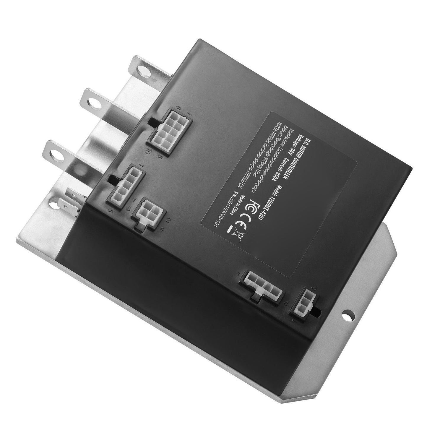 Golf Cart Speed Controller, 36V 350A, DC Motor Controller Replacement for 2000-2009 EZGO TXT Golf Carts, IP65 Rated Protection, Aluminum Alloy & ABS Housing, Compatible with 1206MX-4301 Models