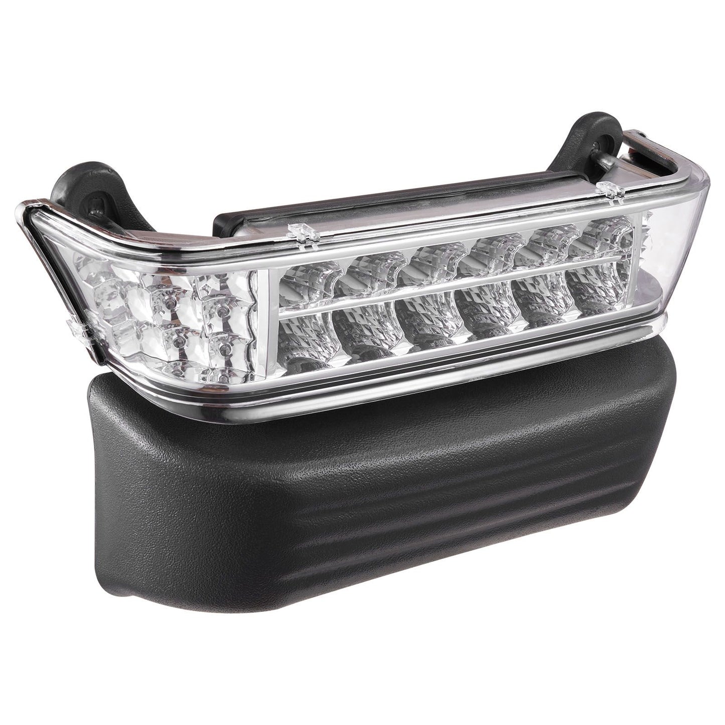 Golf Cart Light Kit, 12V, Street Legal LED Headlight and Taillight Kit with Wiring Harness, Turn Signals, Hazard Light, Switch Horn, Brake Pad, ABS Housing, for Club Car Precedent 2004-2008