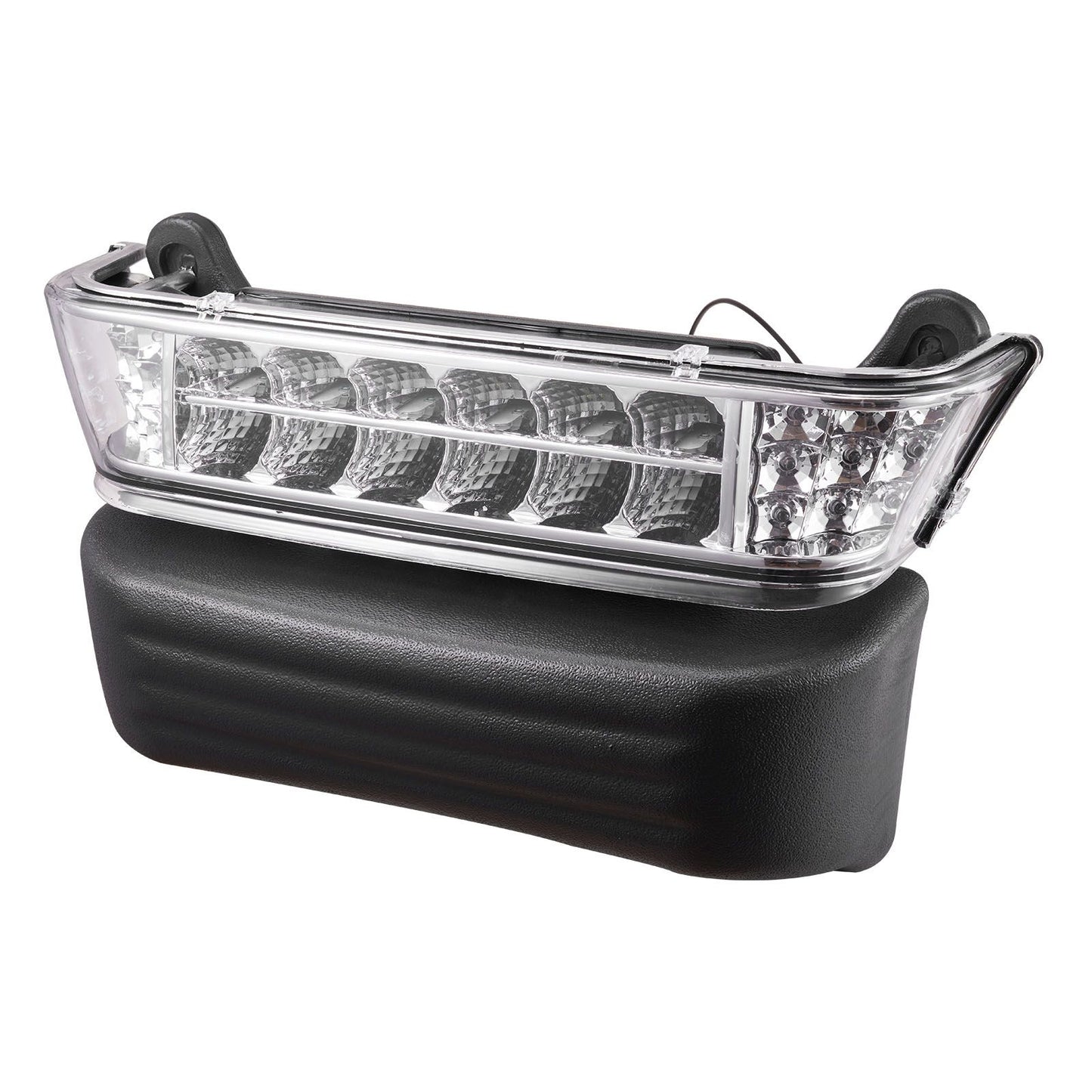 Golf Cart Light Kit, 12V, Street Legal LED Headlight and Taillight Kit with Wiring Harness, Turn Signals, Hazard Light, Switch Horn, Brake Pad, ABS Housing, for Club Car Precedent 2004-2008