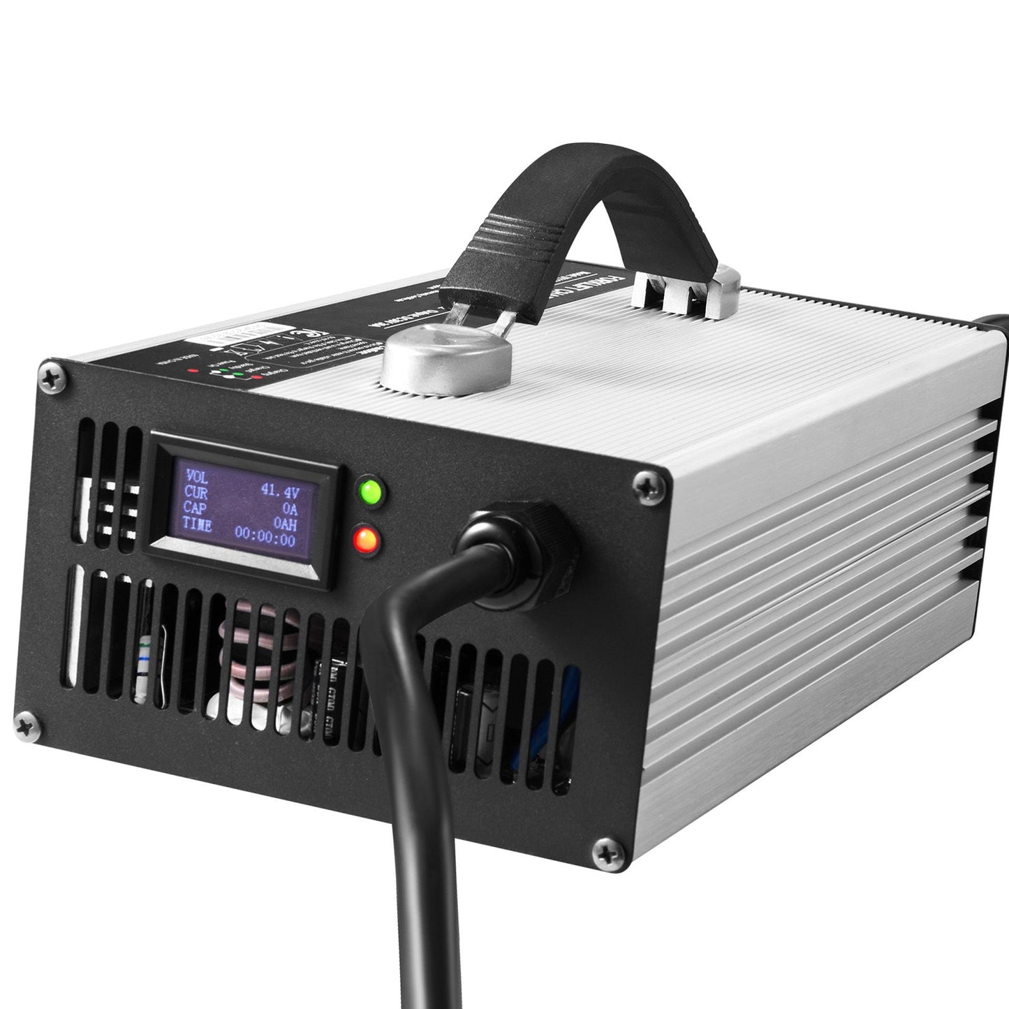 Forklift Battery Charger, 36V, 30A Smart Fully-Automatic Lead-Acid Battery Charger, 24 Volt Trickle Charger with Anderson Plug, Cooling Fan, OLED Display, for Forklift Golf Cart Floor Scrubber