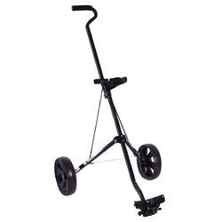 Foldable 2 Wheels Push Pull Golf Club Cart Trolley