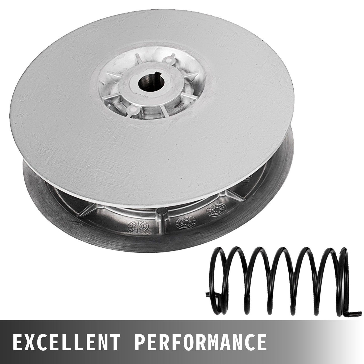 Rear Driven Clutch Kit for Yamaha Gas Golf Cart G2-G22 1985+ Secondary Clutch Driven Kit with Belt JN6-G6201-03 JN6-G6201-04, Silver