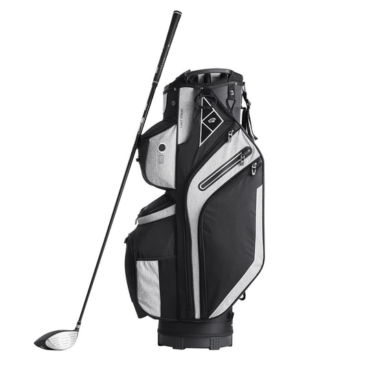 Golf Cart Bag with 14 Way Organizer Divider Top, 36' 13 Pockets Premium Cart Bag, Durable Golf Bags with Handles & Dust Cover & Detachable Straps for Men & Women, Black Color-Block