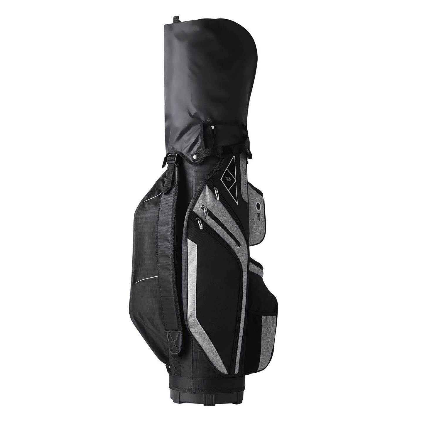Golf Cart Bag with 14 Way Organizer Divider Top, 36' 13 Pockets Premium Cart Bag, Durable Golf Bags with Handles & Dust Cover & Detachable Straps for Men & Women, Black Color-Block