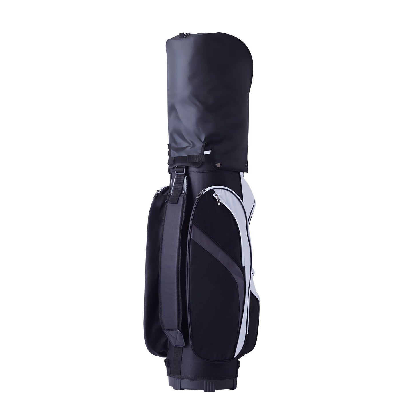 Golf Cart Bag with 14 Way Organizer Divider Top, 36' Multiple Pockets Premium Nylon Cart Bag, Durable Golf Bags with Handles & Dust Cover & Detachable Straps for Men & Women, Black Color-Block