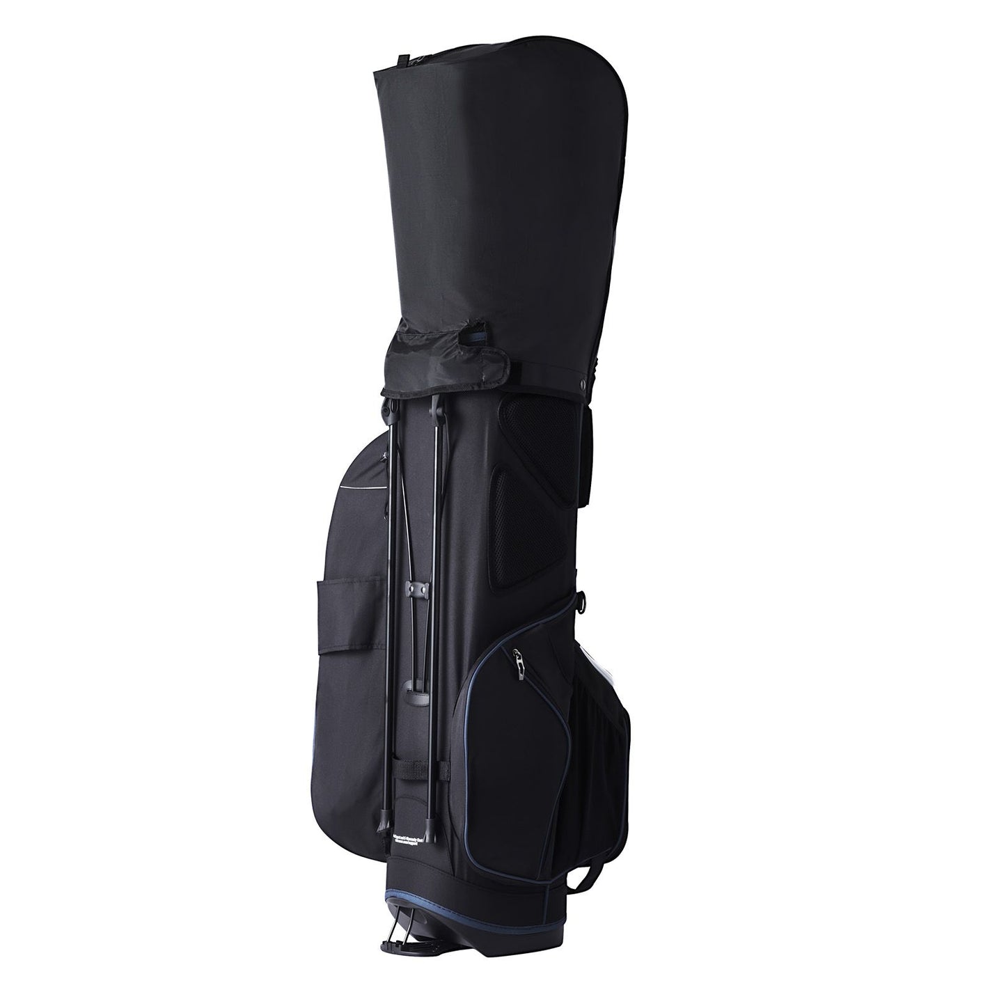 Golf Cart Bag with 14 Way Organizer Divider Top, 35' 11 Pockets Premium Cart Bag with Stand, Durable Golf Bags with Handles & Dust Cover & Detachable Dual Strap for Men & Women, Black White