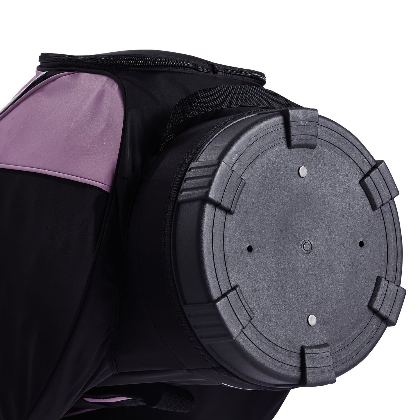 Golf Cart Bag with 14 Way Organizer Divider Top, 36' Multiple Pockets Premium Cart Bag, Durable Golf Bags with Handles & Dust Cover & Detachable Strap for Men & Women, Black Purple