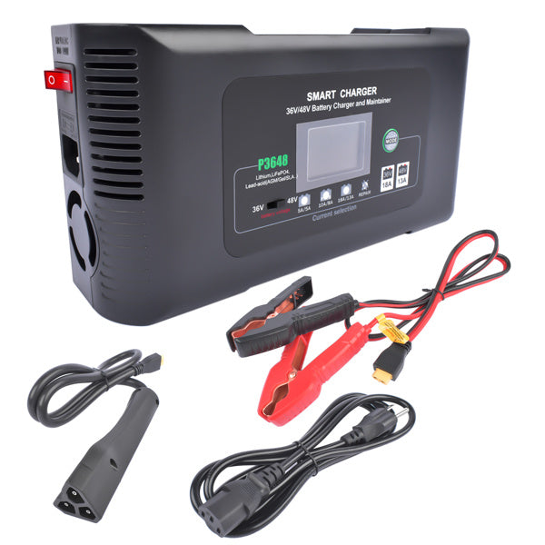 48V 13A & 36V 18A Smart Battery Charger For Golf Cart Club Car EZGO TXT RXV